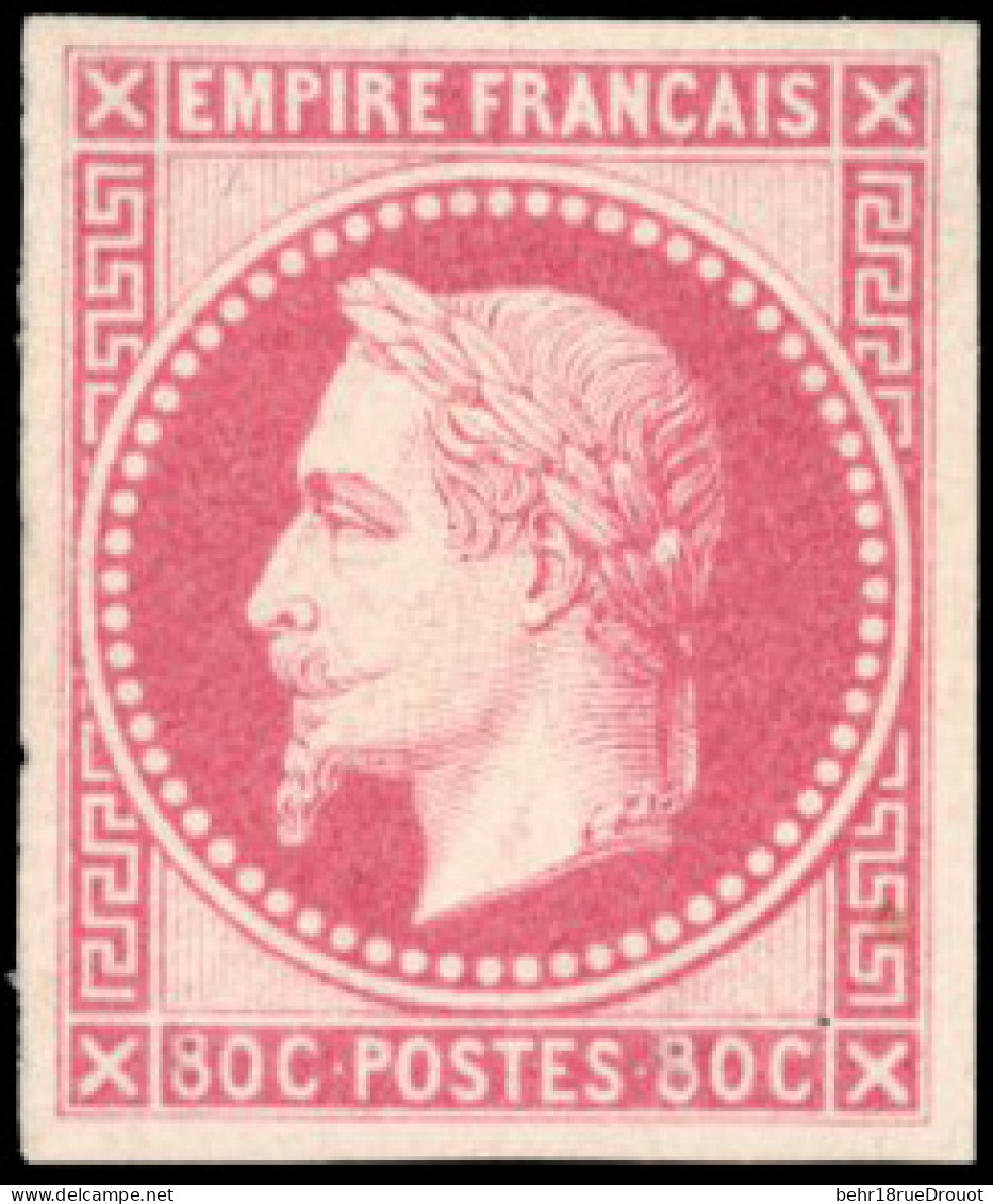 * 32b - 80c. Rose. Impression Fine De Rotschild. ND. SUP. - 1863-1870 Napoléon III Con Laureles