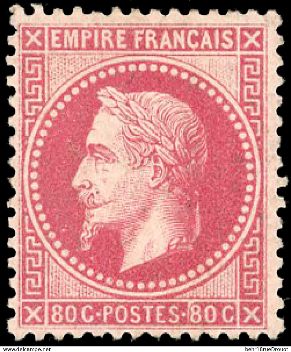 * 32d - 80c. Rose Vif. B. - 1863-1870 Napoléon III Lauré