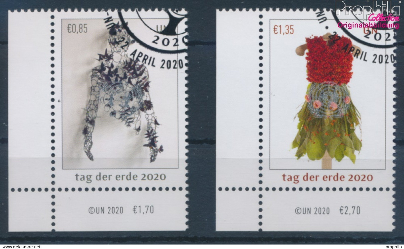 UNO - Wien 1084-1085 (kompl.Ausg.) Gestempelt 2020 Tag Der Erde (10357209 - Used Stamps