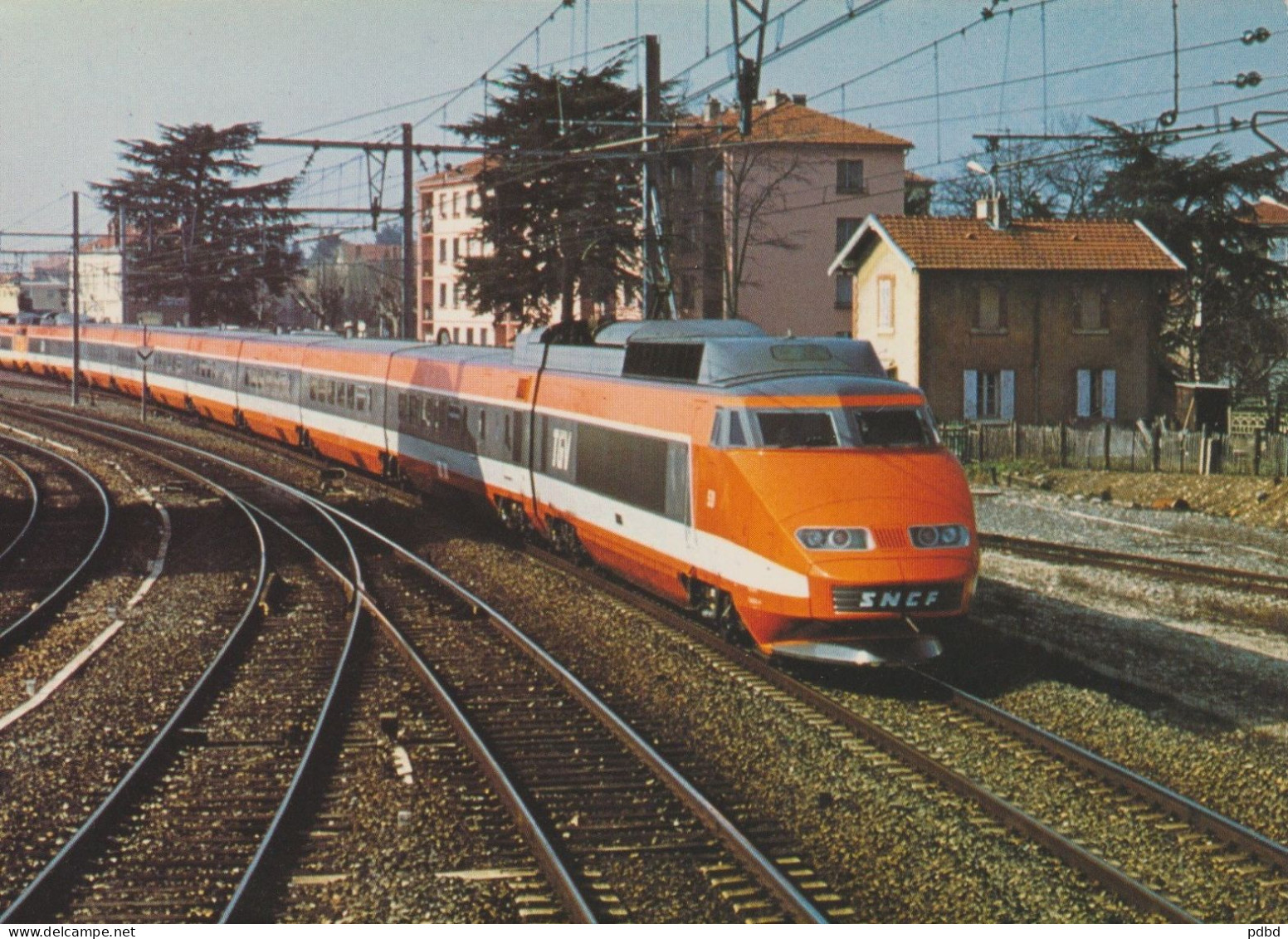 TGV 43  . Sud-Est . En Ligne . Photo Olivain . Abeilles Cartes . - Trains