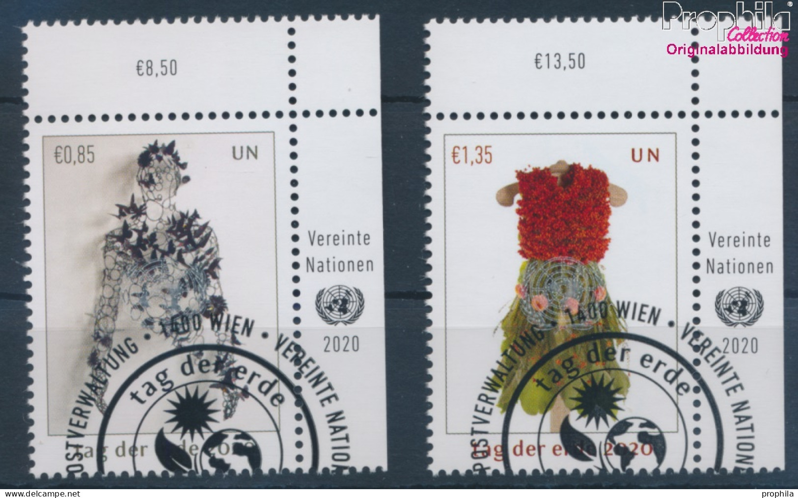 UNO - Wien 1084-1085 (kompl.Ausg.) Gestempelt 2020 Tag Der Erde (10357210 - Gebruikt