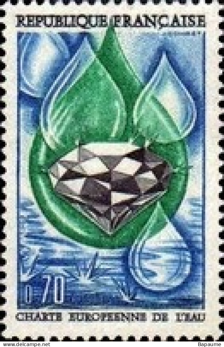 France - Yvert & Tellier N°1612 - Charte Européenne De L'eau - Neuf** NMH Cote Catalogue 0,60€ - Unused Stamps