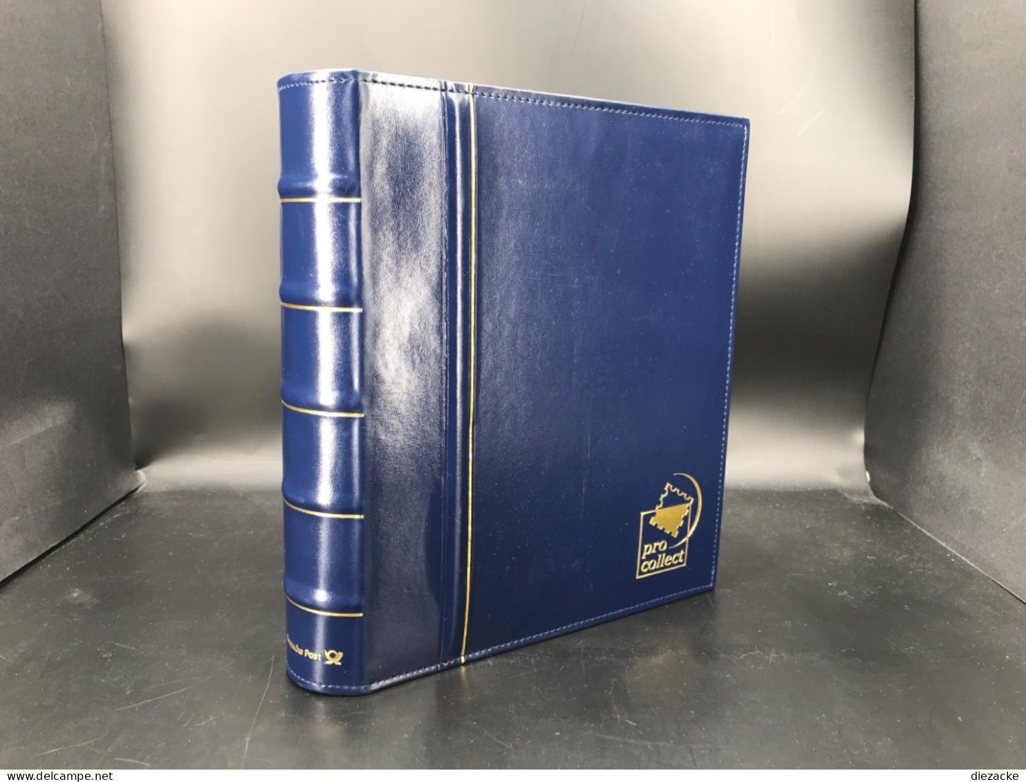 Deutsche Post Ringbinder Blau Pro Collect Plus (mit 20 Hüllen) Gebraucht (8063 - Bindwerk Met Pagina's