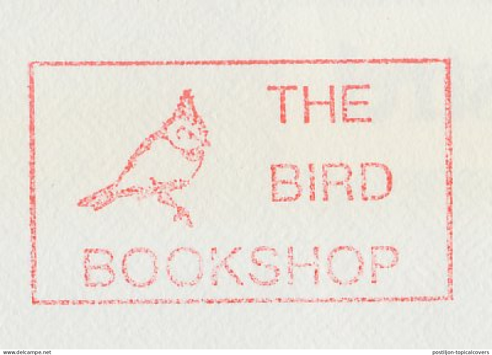 Meter Cover GB / UK 1989 Bird - Bookshop - Other & Unclassified