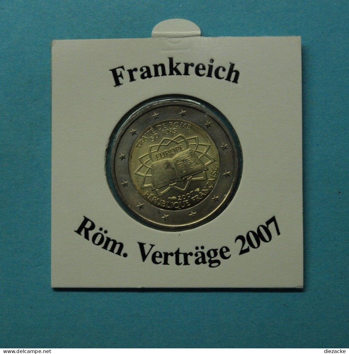 Frankreich 2007 2 Euro Römische Verträge ST (M5346 - Conmemorativos