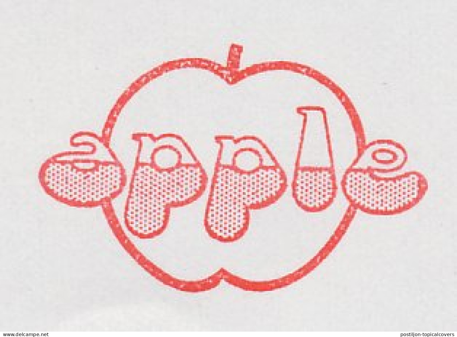Meter Cut Netherlands 1987 Apple - Fruit