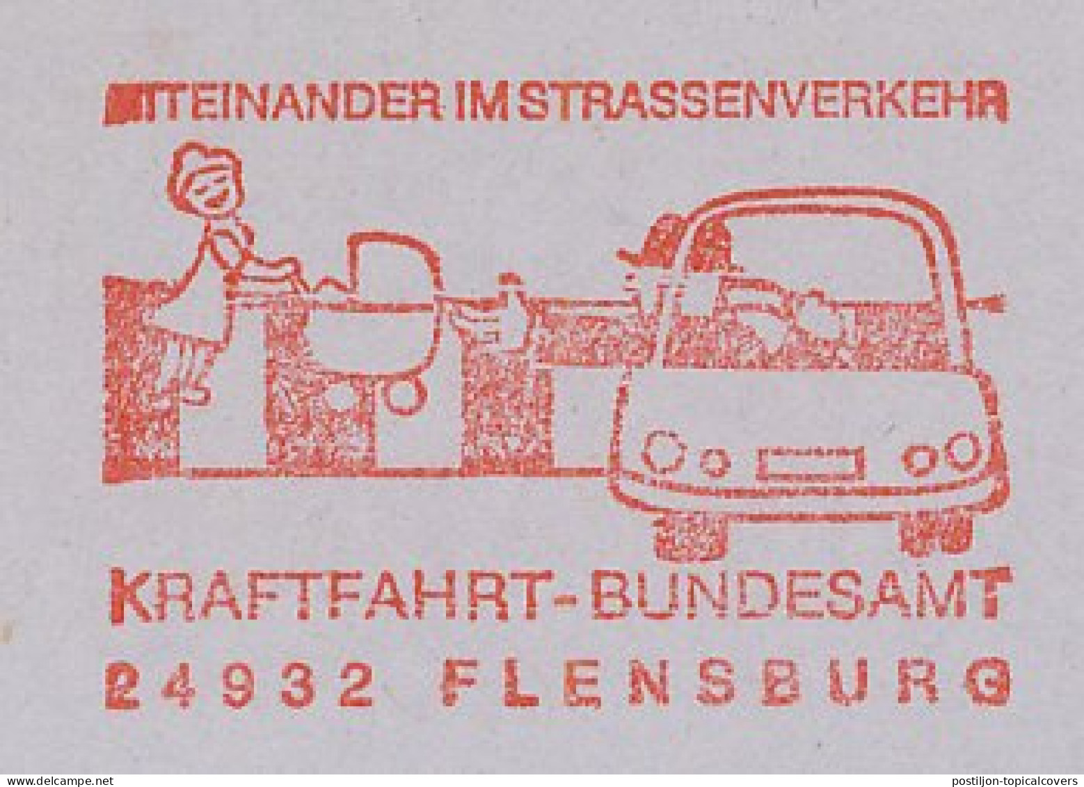 Meter Cut Germany 1998 Traffic Safety - Crosswalk - Pram - Otros & Sin Clasificación