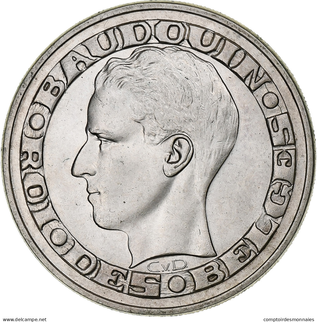 Belgique, 50 Francs, 50 Frank, 1958, Argent, SPL, KM:150.1 - 50 Francs