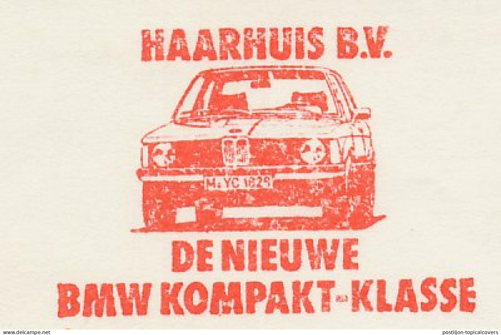 Meter Cut Netherlands 1978 Car - BMW - Coches
