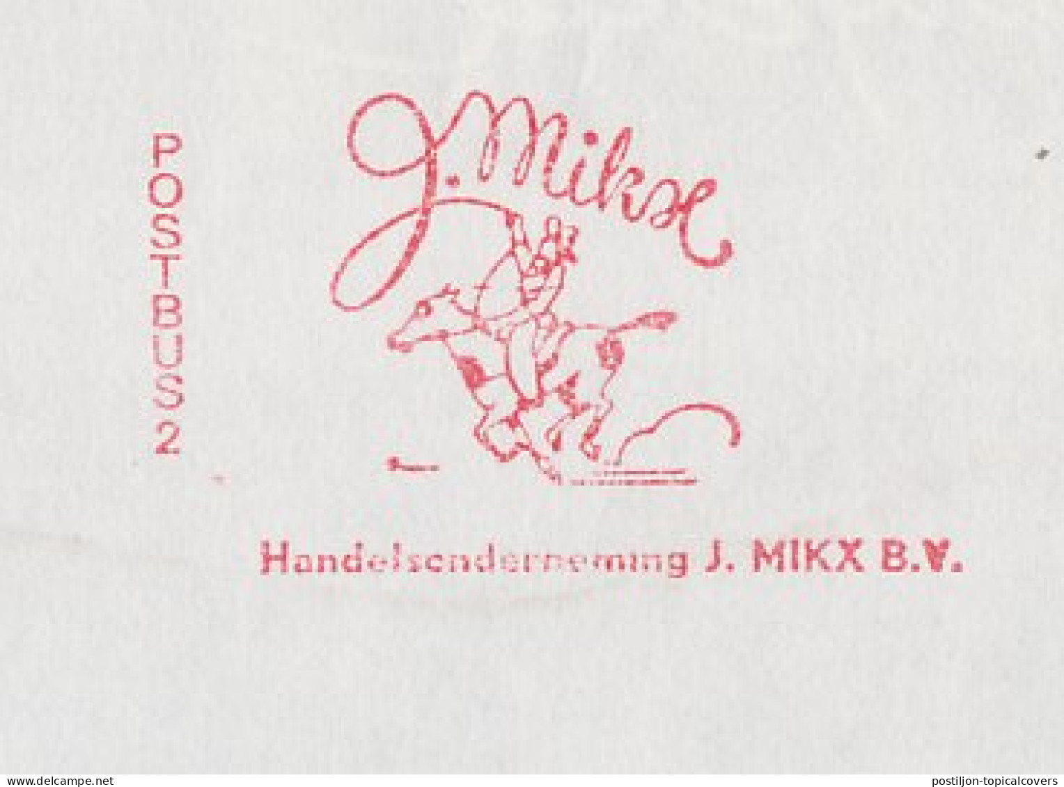 Meter Cover Netherlands 1986 Horse - Cowboy - Lasso - Groningen - Hippisme