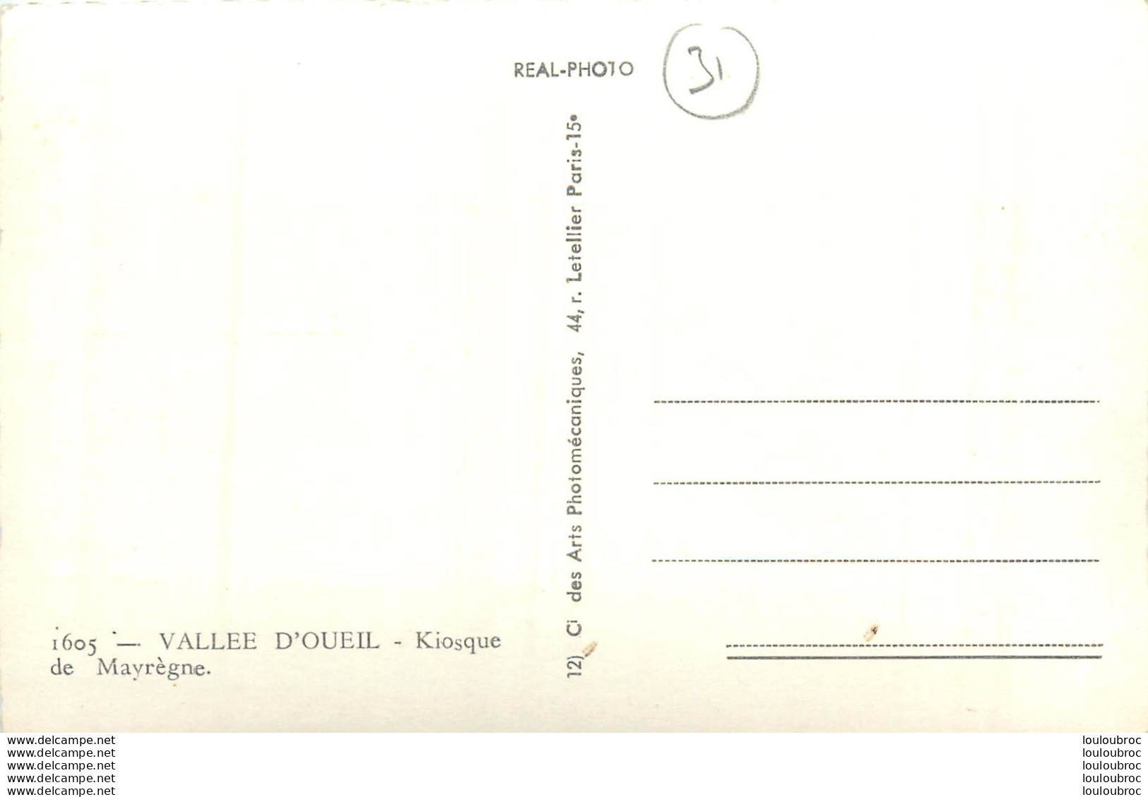 VALLEE D'OUEIL  KIOSQUE DE MAYREGNE - Sonstige & Ohne Zuordnung