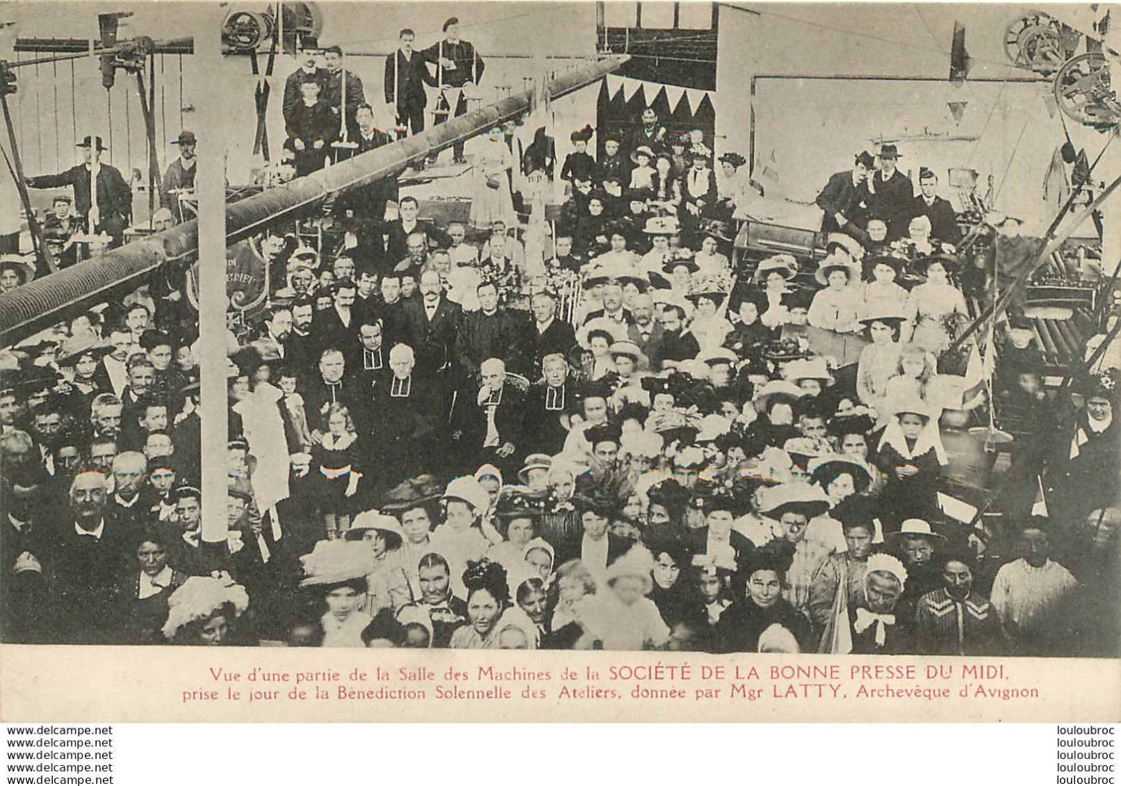 AVIGNON VILLEDIEU SOCIETE DE LA BONNE PRESSE DU MIDI  SALLE DES MACHINES - Avignon