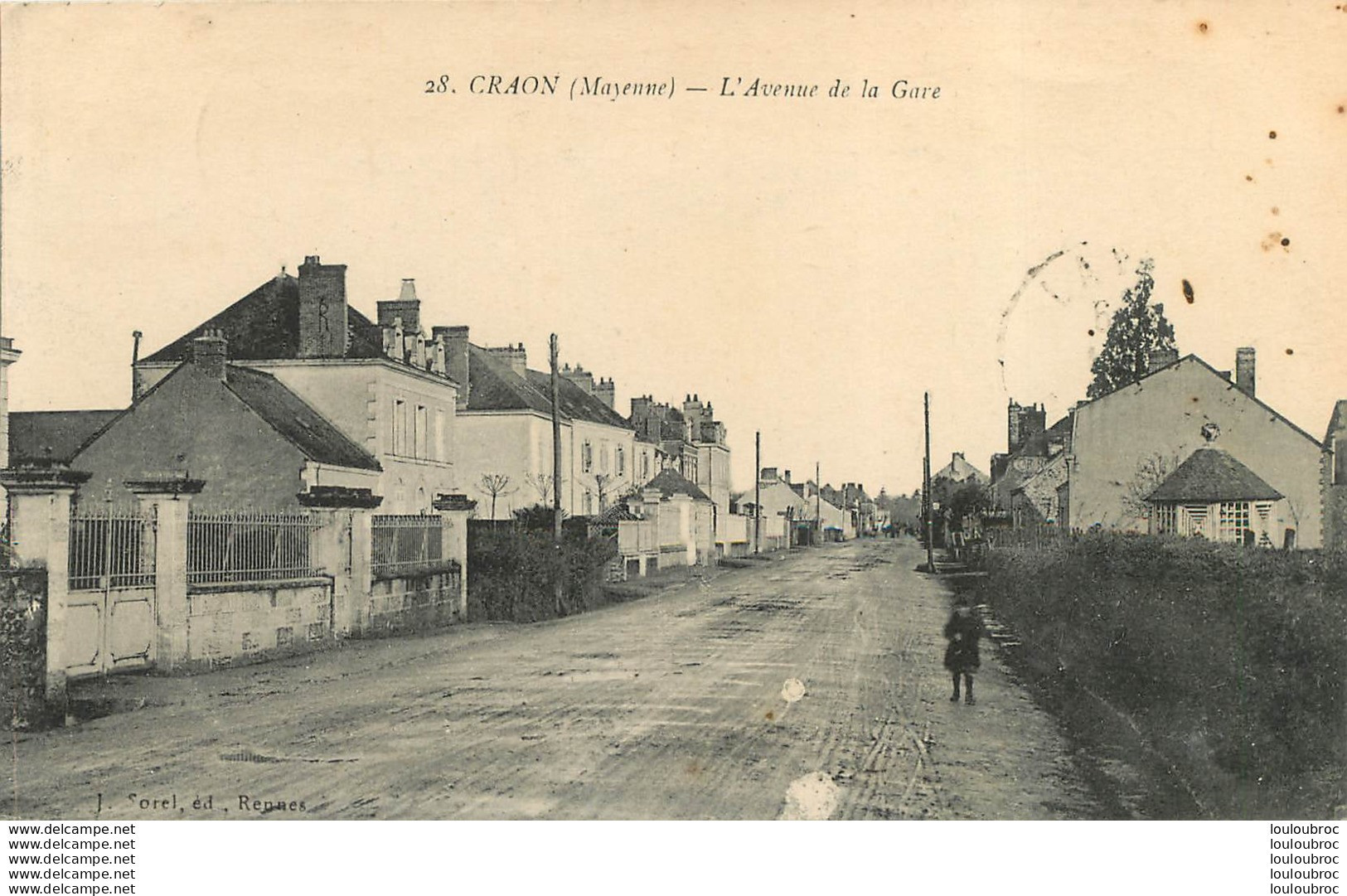 CRAON L'AVENUE DE LA GARE - Craon