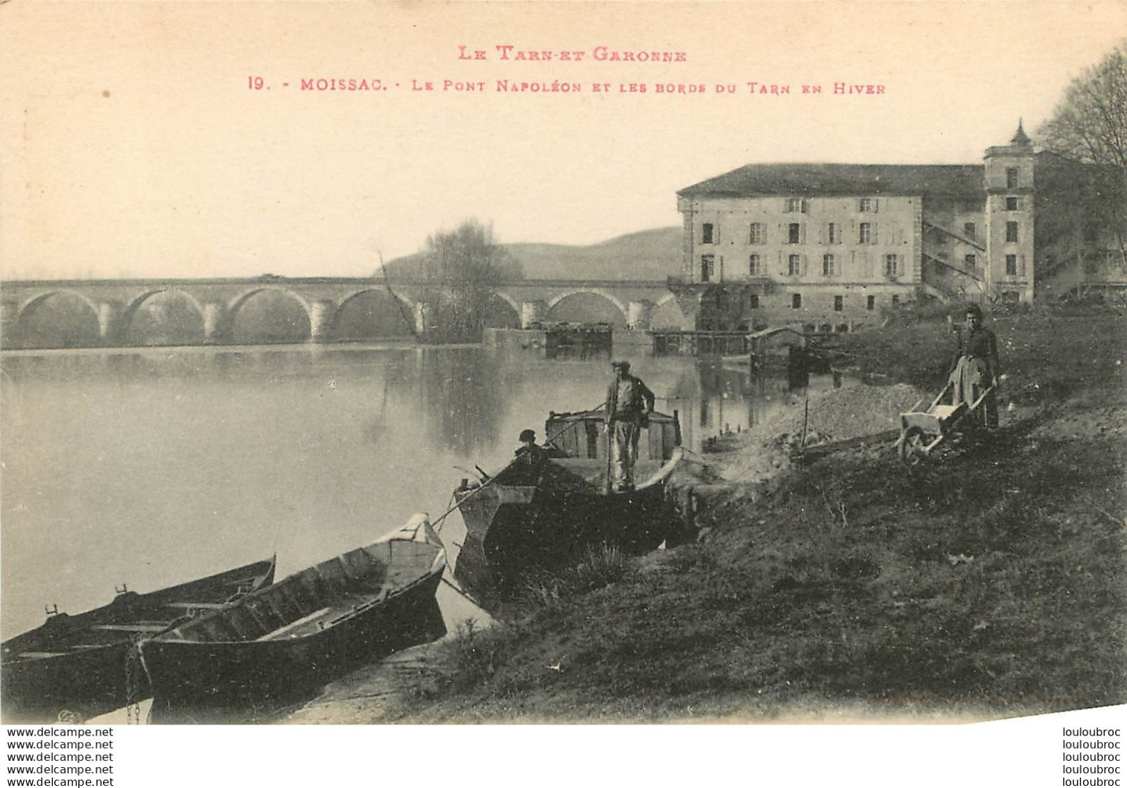 MOISSAC LE PONT NAPOLEON  ET LES BORDS DU TARN - Moissac