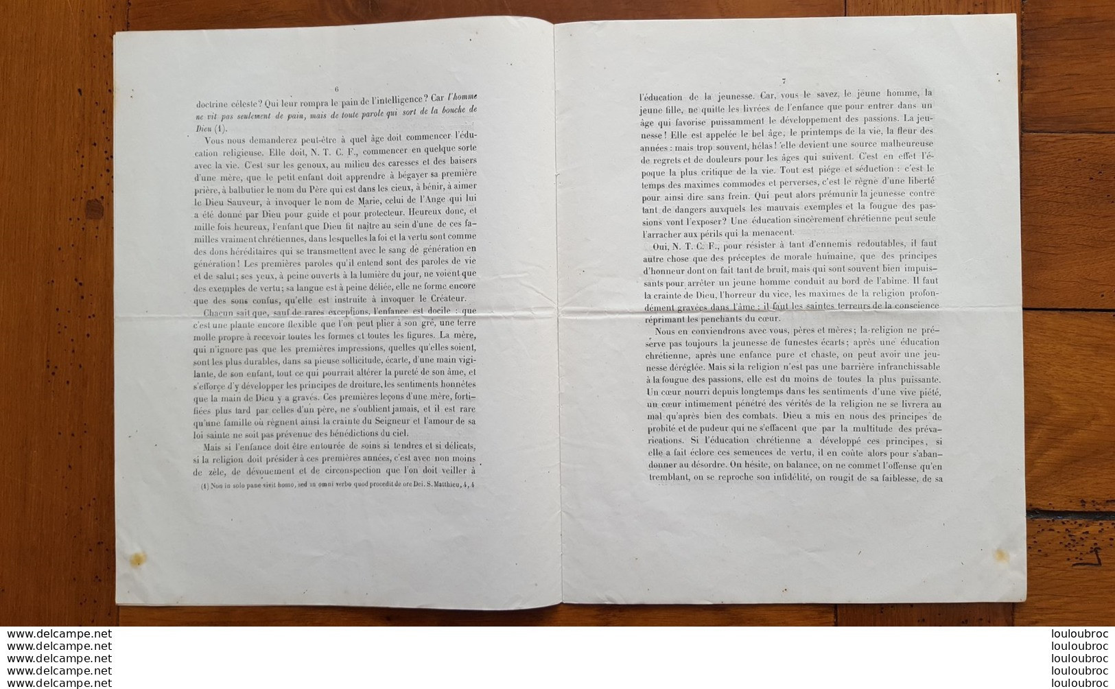 MEAUX MANDEMENT 1868 AUGUSTE  EVEQUE DE MEAUX  14 PAGES - Documentos Históricos