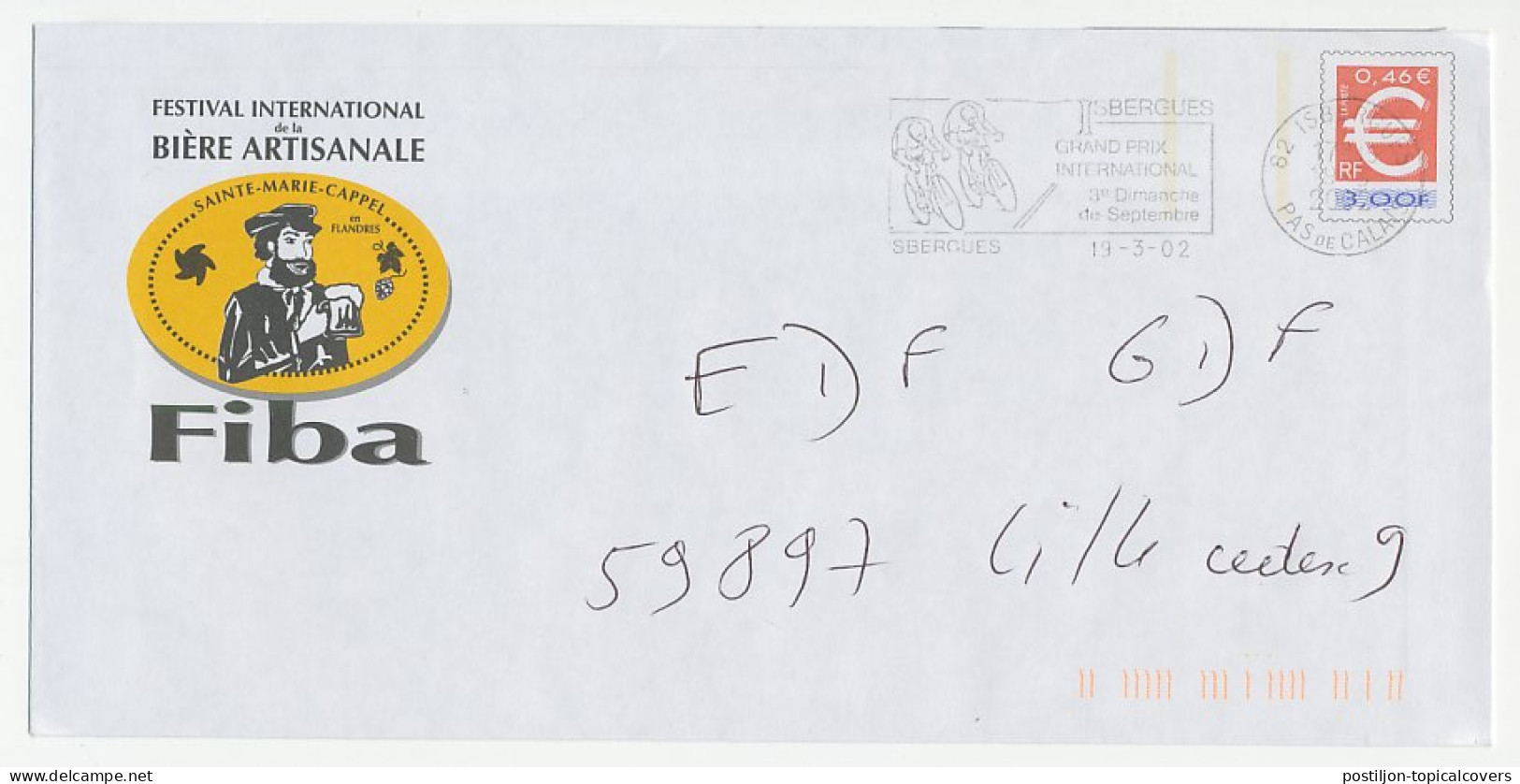Postal Stationery / PAP France 2002 Beer - Wein & Alkohol