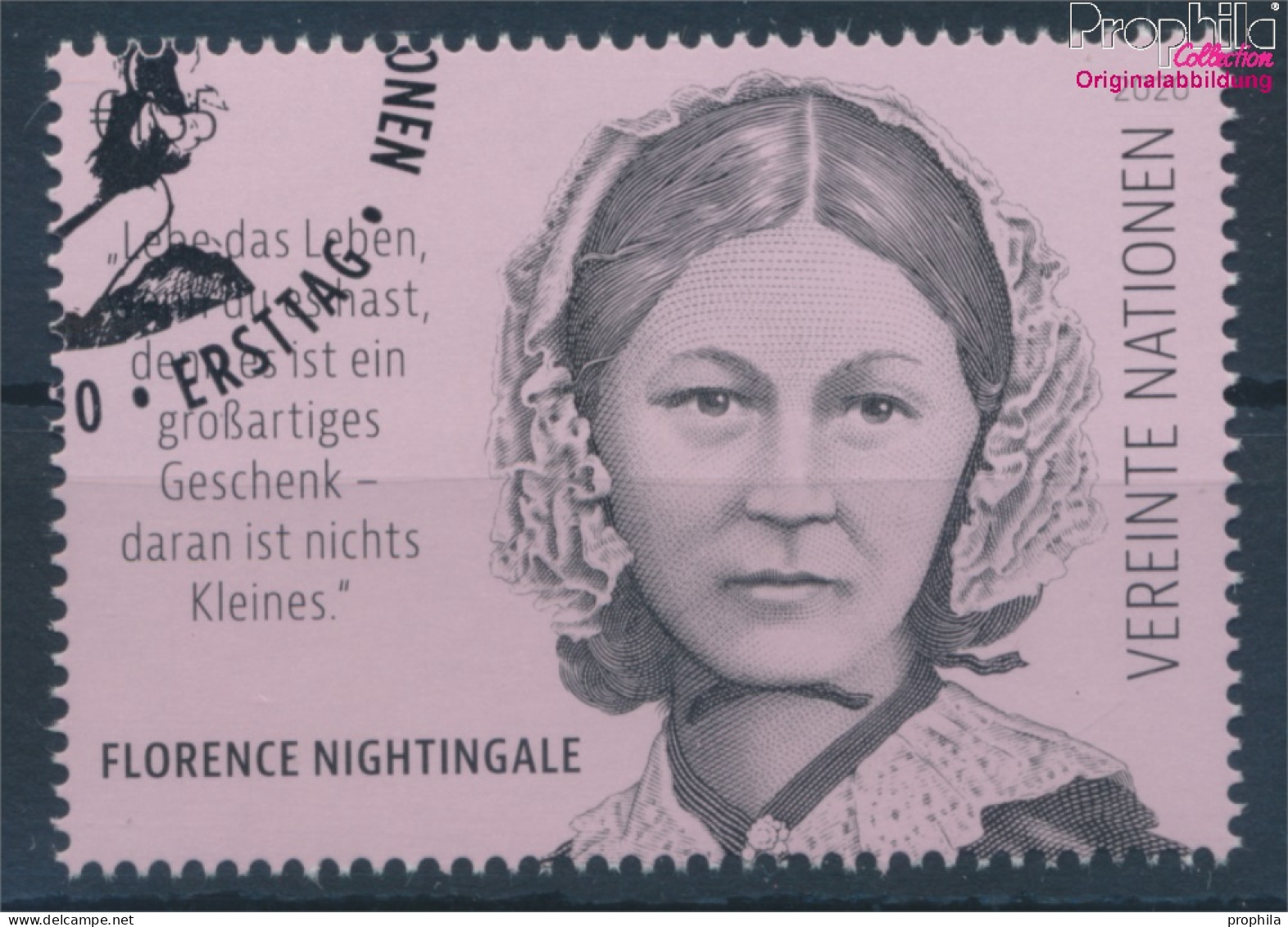 UNO - Wien 1086 (kompl.Ausg.) Gestempelt 2020 Florence Nightingale (10357192 - Gebraucht