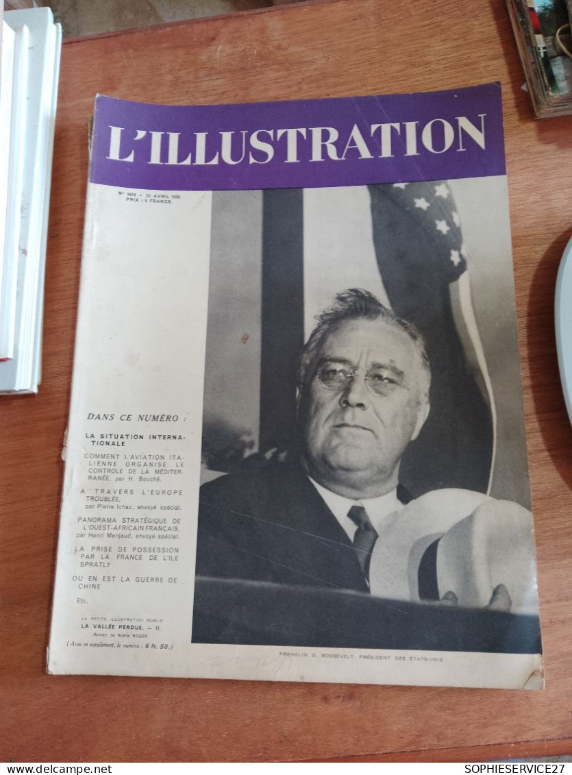 154 // L'ILLUSTRATION  / FRANKLIN D. ROOSEVELT / 1939 - 1900 - 1949