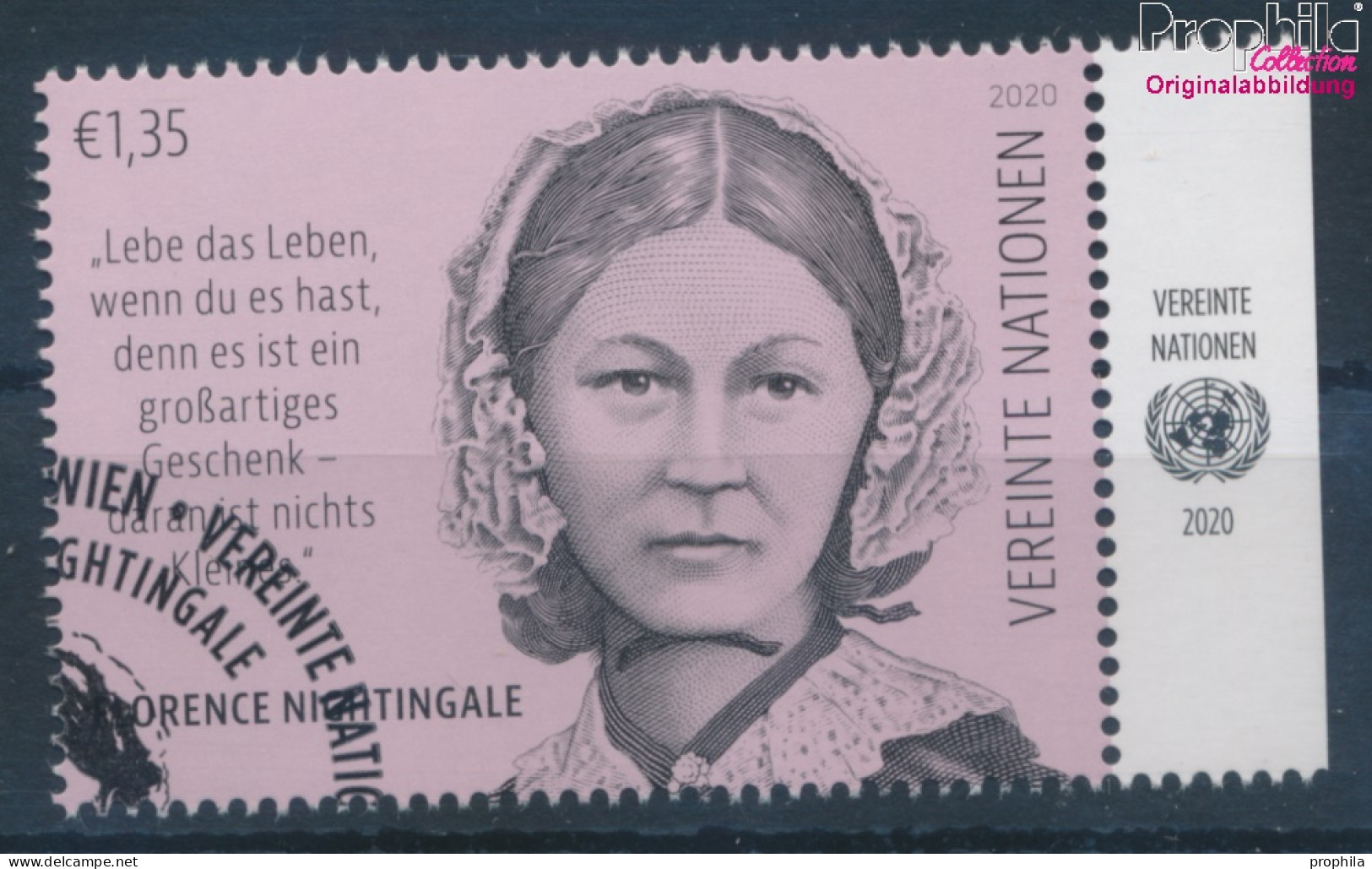 UNO - Wien 1086 (kompl.Ausg.) Gestempelt 2020 Florence Nightingale (10357200 - Gebraucht