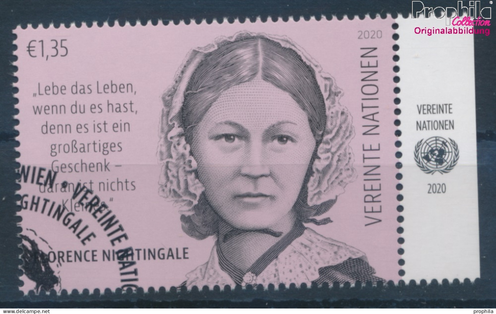 UNO - Wien 1086 (kompl.Ausg.) Gestempelt 2020 Florence Nightingale (10357200 - Oblitérés