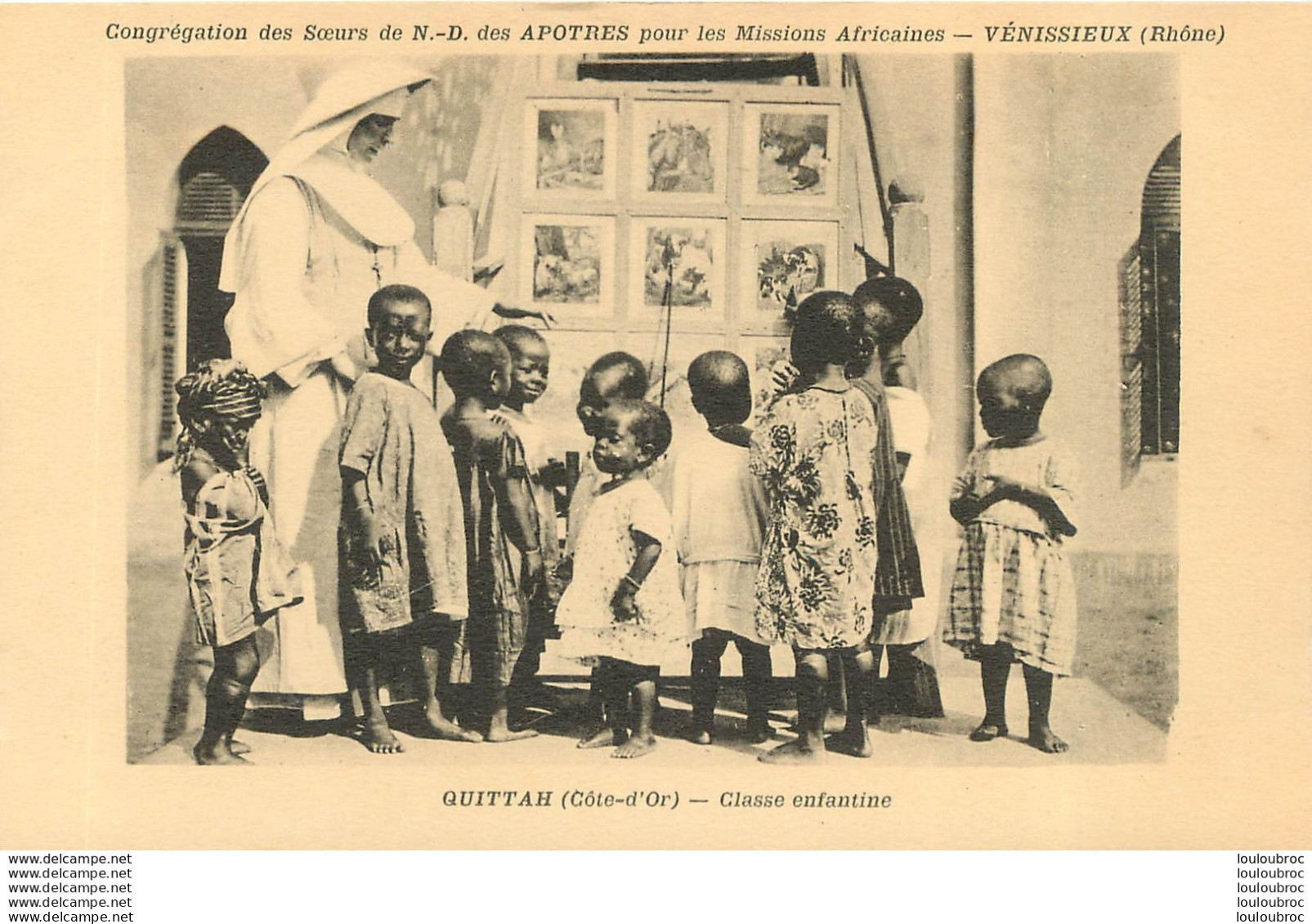 QUITTAH COTE D'OR ANGLAISE CLASSE ENFANTINE A VENISSIEUX - Togo