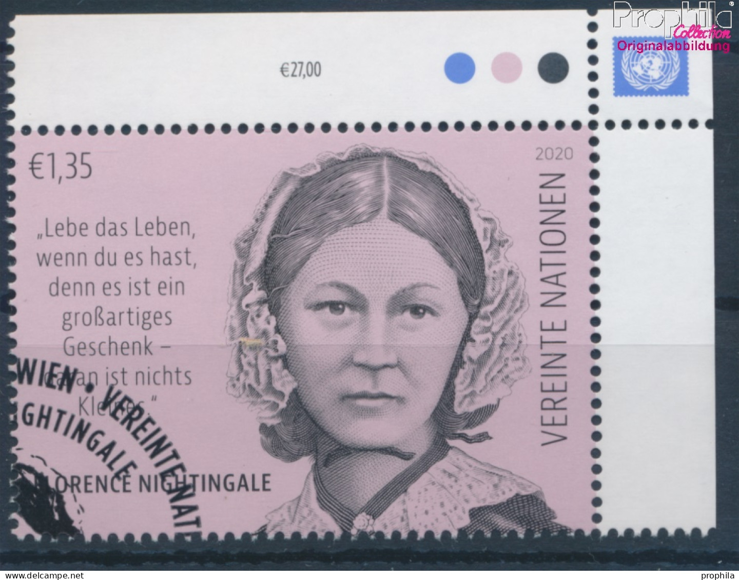 UNO - Wien 1086 (kompl.Ausg.) Gestempelt 2020 Florence Nightingale (10357203 - Oblitérés