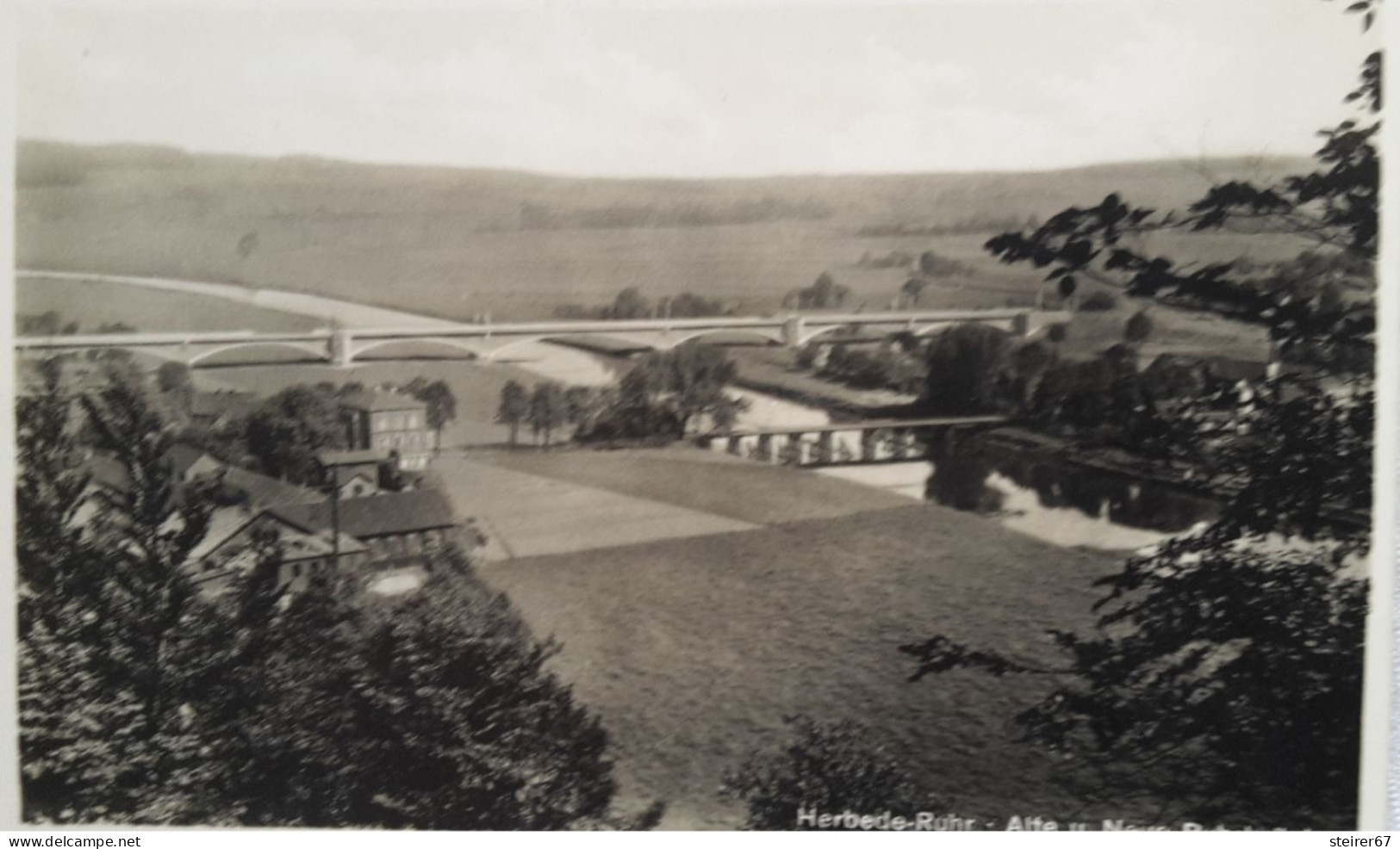 Herbede-Ruhr, Alte U.Neue Ruhrbrücke - Witten