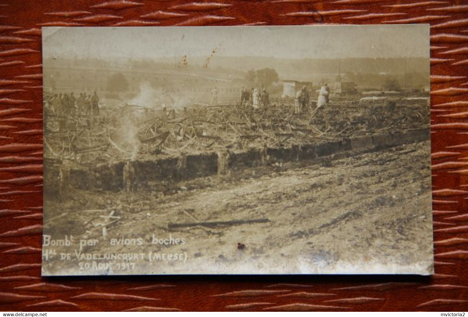 MILITARIA - Guerre 1914/18 : Bombardement Par Avions Boches  VADELINCOURT ( MEUSE) Le 20 Aout 1917 - Guerra 1914-18