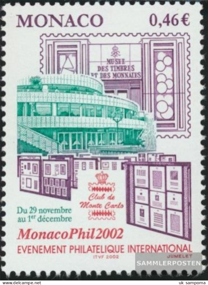 Monaco 2603 (complete Issue) Unmounted Mint / Never Hinged 2002 Stamp Exhibition - Unused Stamps