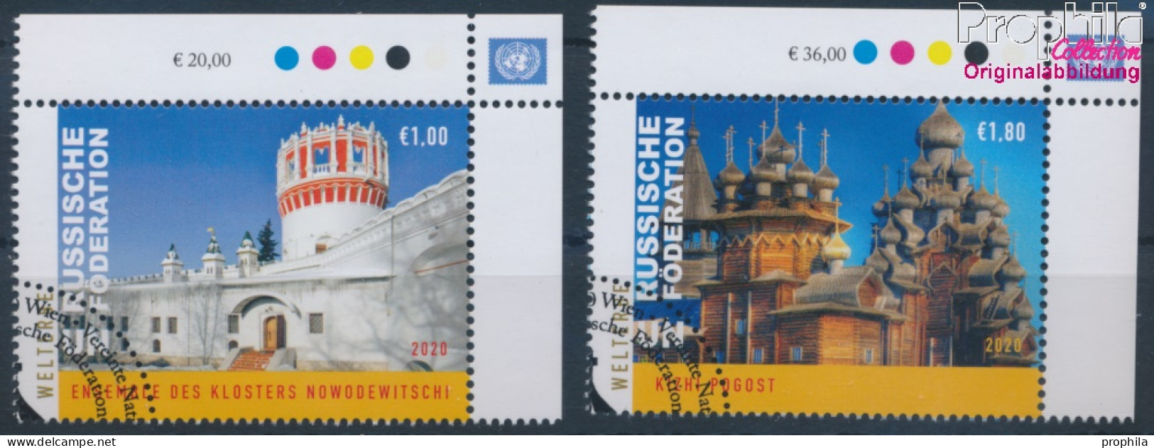 UNO - Wien 1089-1090 (kompl.Ausg.) Gestempelt 2020 Russische Föderation (10357165 - Usados