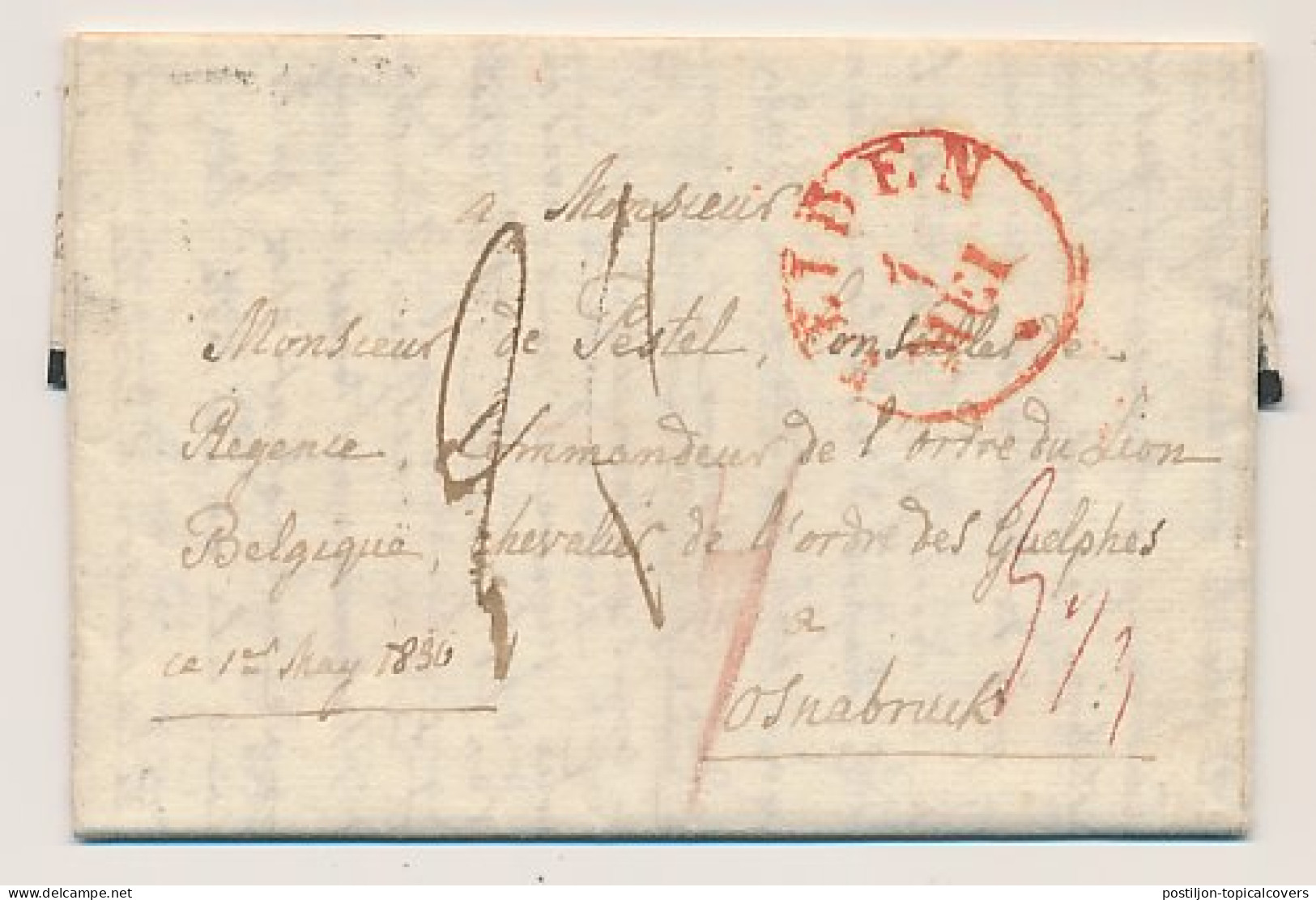 Leiden - Osnabruck Duitsland 1830 - ...-1852 Prephilately