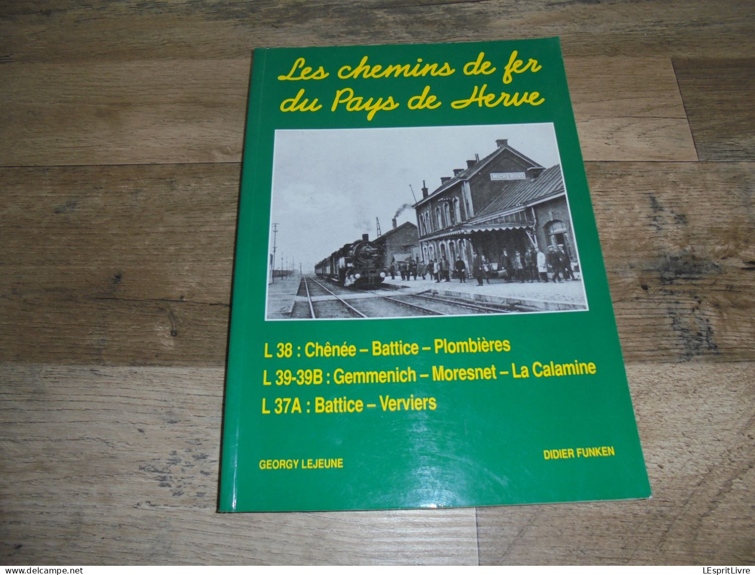 LES CHEMINS DE FER DU PAYS D' HERVE Régionalisme L 38 Moresnet Chaineux Plombières Battice Gemmenich Calamine Micheroux - Railway & Tramway