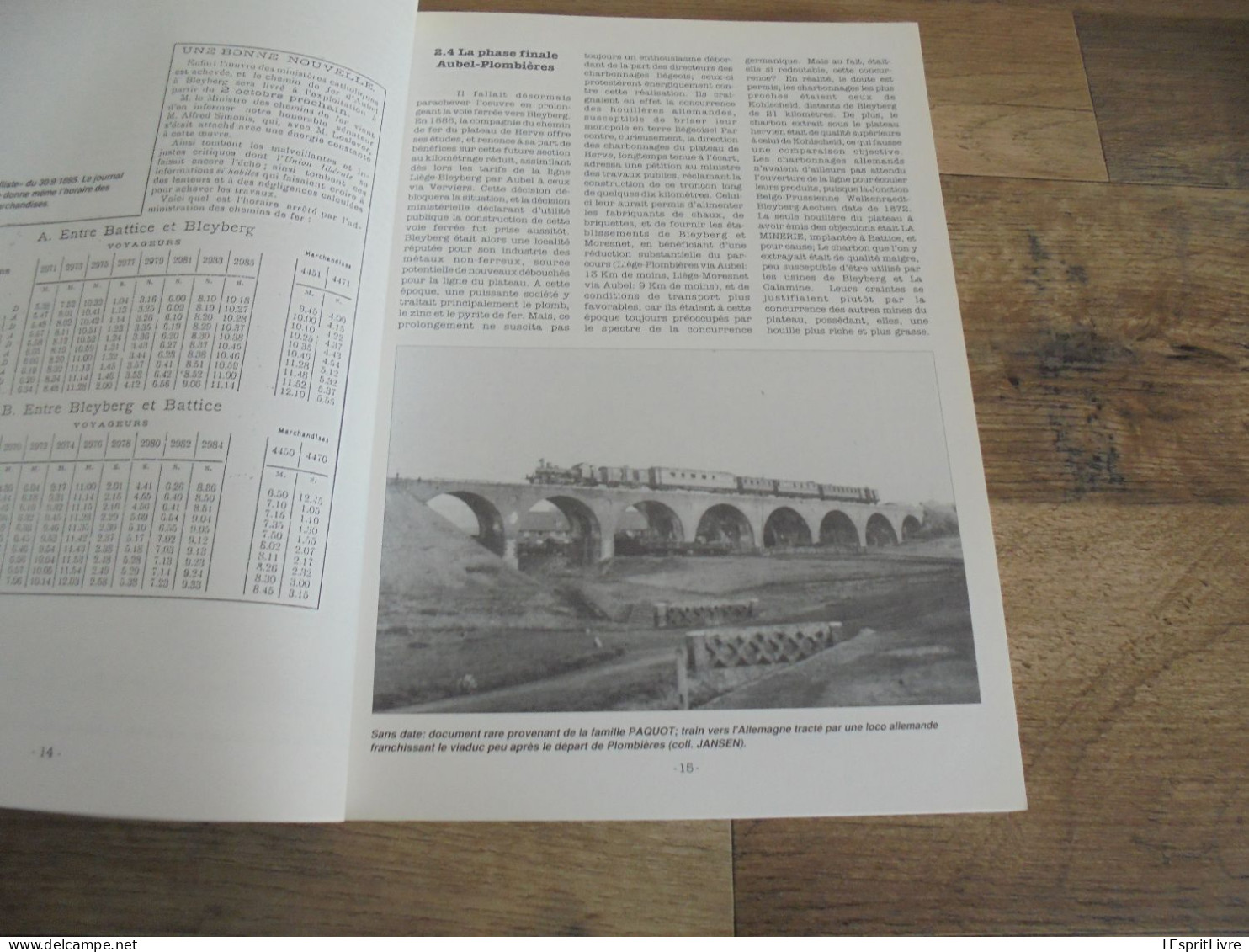 LES CHEMINS DE FER DU PAYS D' HERVE Régionalisme L 38 Moresnet Chaineux Plombières Battice Gemmenich Calamine Micheroux - Ferrovie & Tranvie