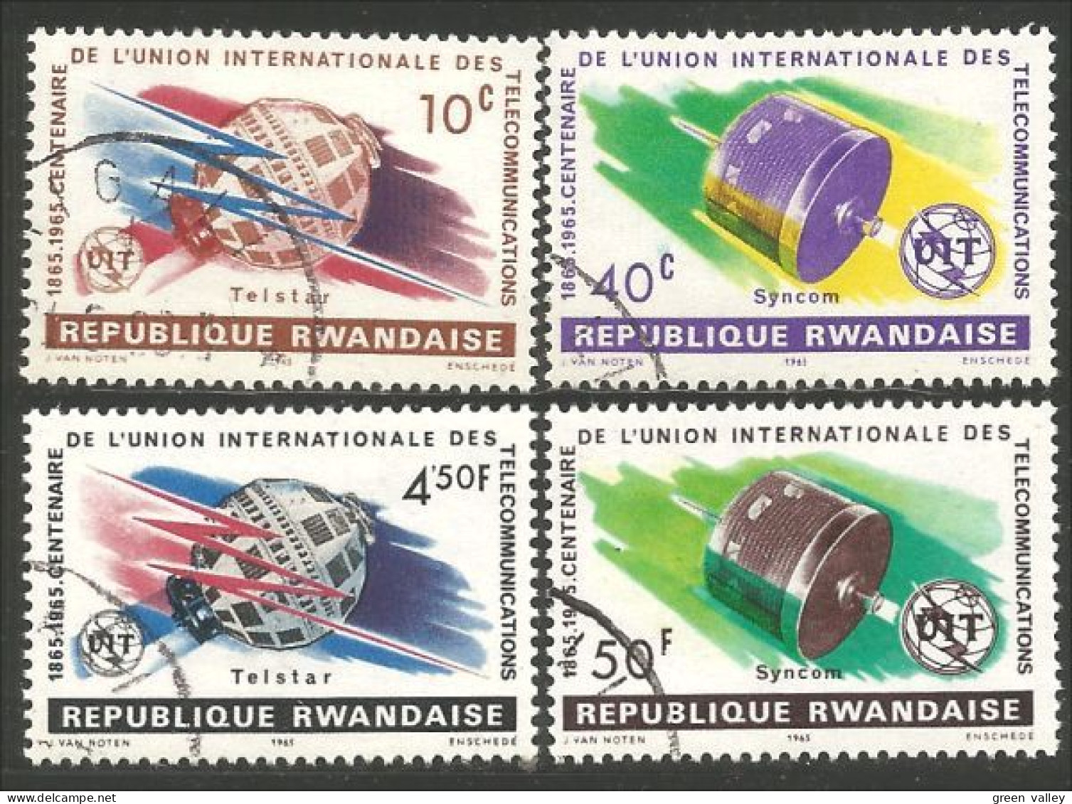 777 Rwanda IUT ITU Communications Satellites Telstar Syncom (RWA-143) - Telecom