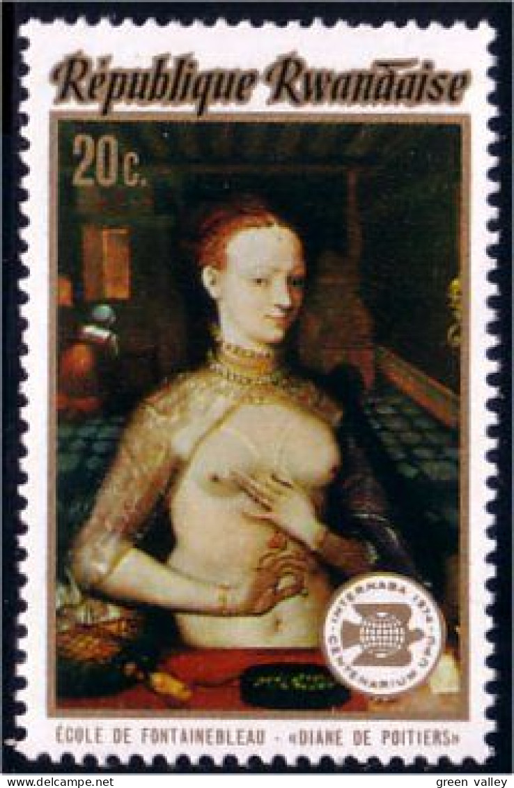 777 Rwanda Diane De Poitiers Nude Nu Nudes Nus MNH ** Neuf SC (RWA-122b) - Nudi