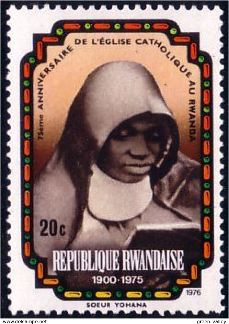 777 Rwanda Soeur Yohana MNH ** Neuf SC (RWA-119b) - Religion