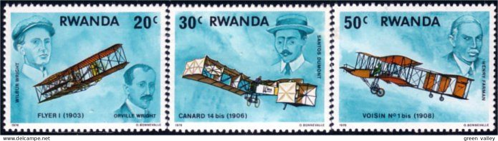 777 Rwanda Avions Airplanes MNH ** Neuf SC (RWA-109) - Vliegtuigen