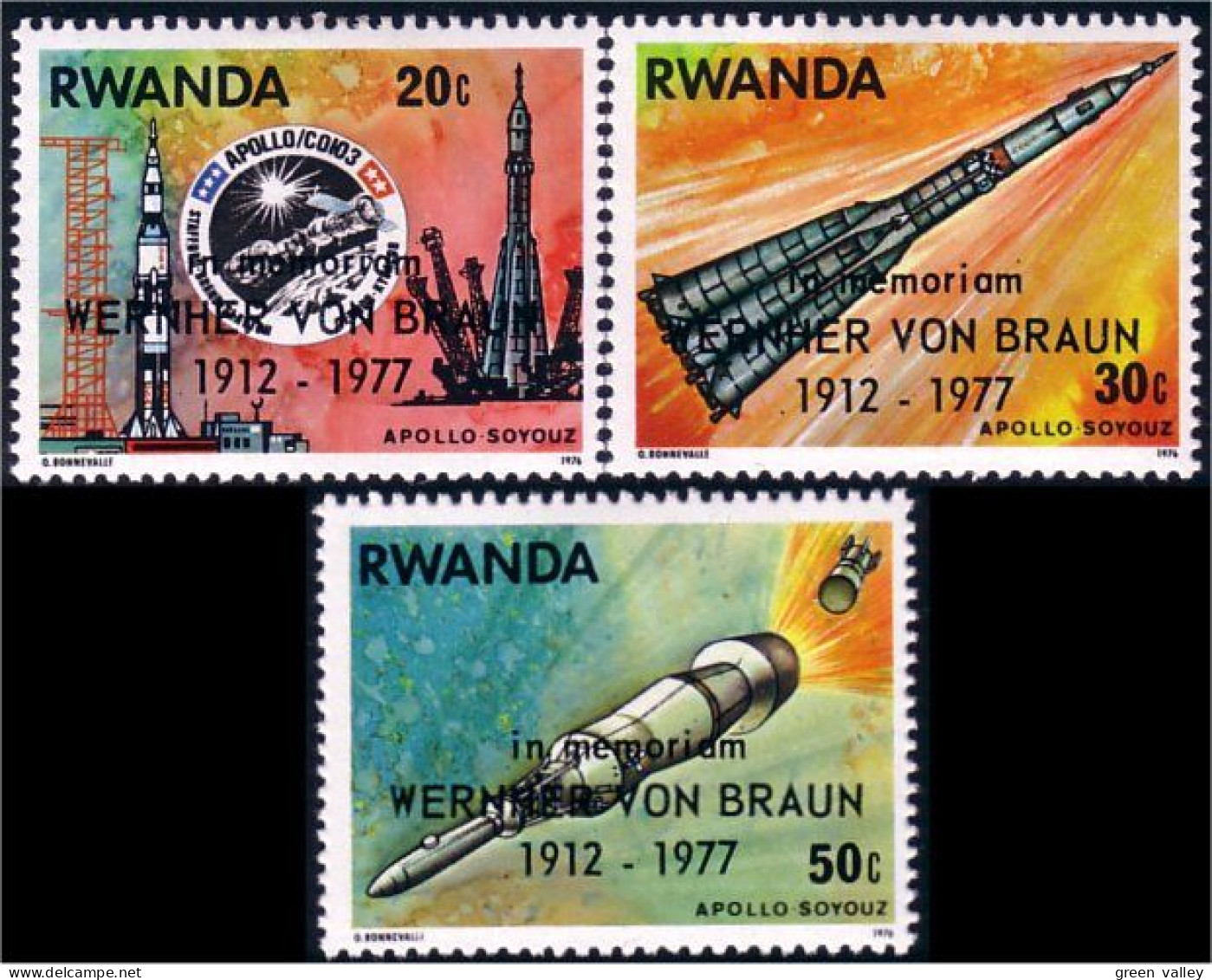 777 Rwanda Werner Van Braun MH * Neuf (RWA-50) - Ungebraucht