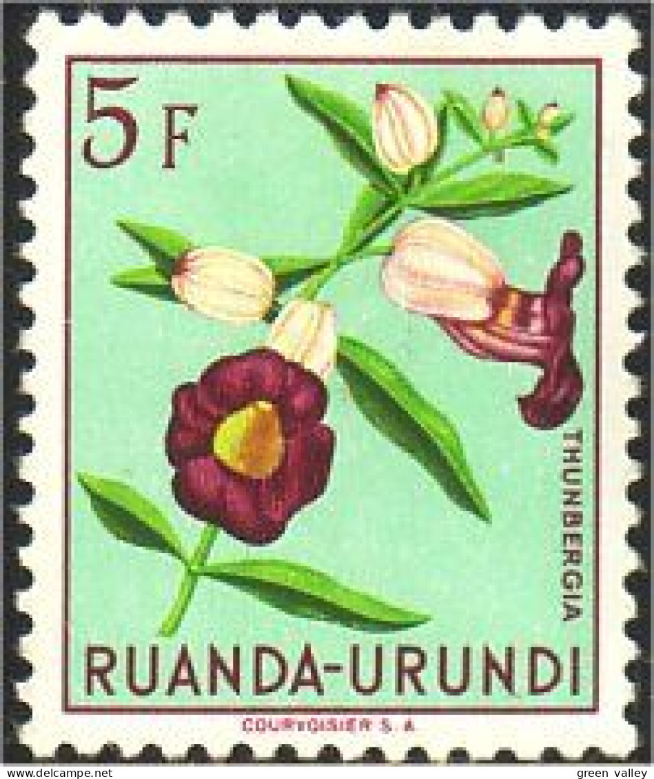 770 Ruanda Urundi Thumbergia MH * Neuf (RUA-10) - Autres & Non Classés