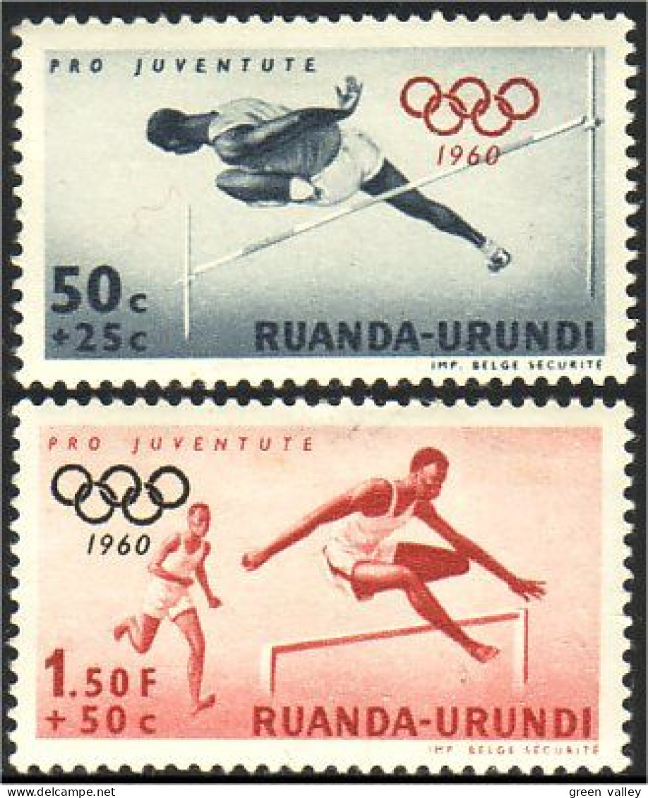 770 Ruanda Urundi Athletisme Sauts MH * Neuf (RUA-8) - Leichtathletik