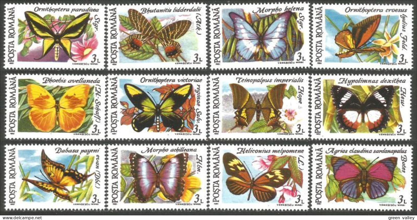 766 Roumanie Papillon Butterfly Farfalla Mariposa Schmetterling Vlinder MNH ** Neuf SC (ROU-369a) - Nuovi