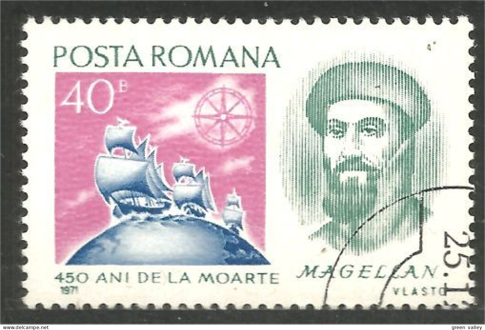 766 Roumanie Magellan Voilier Bateau Sailing Ship Schiff (ROU-349) - Ships