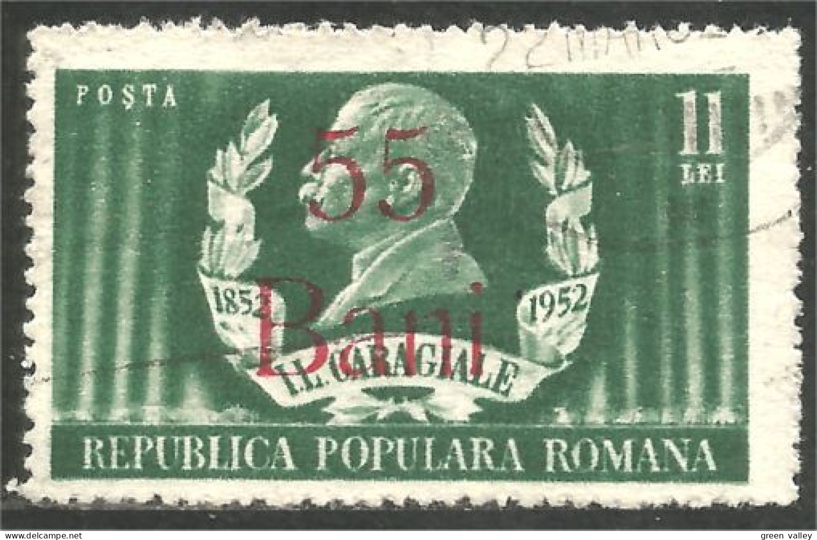 766 Roumanie 1952 Caragiale Surcharge (ROU-347) - Andere & Zonder Classificatie