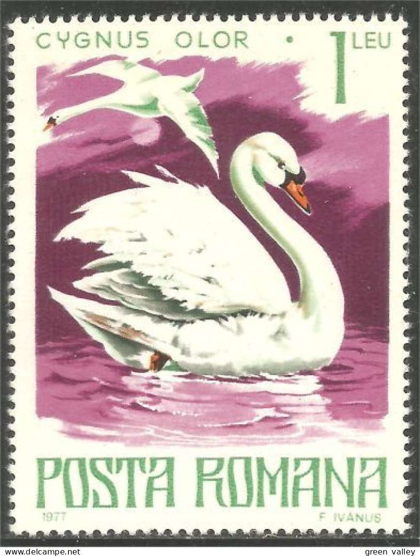 766 Roumanie Cygne Swan Schwan Cisne MNH ** Neuf SC (ROU-341) - Zwanen