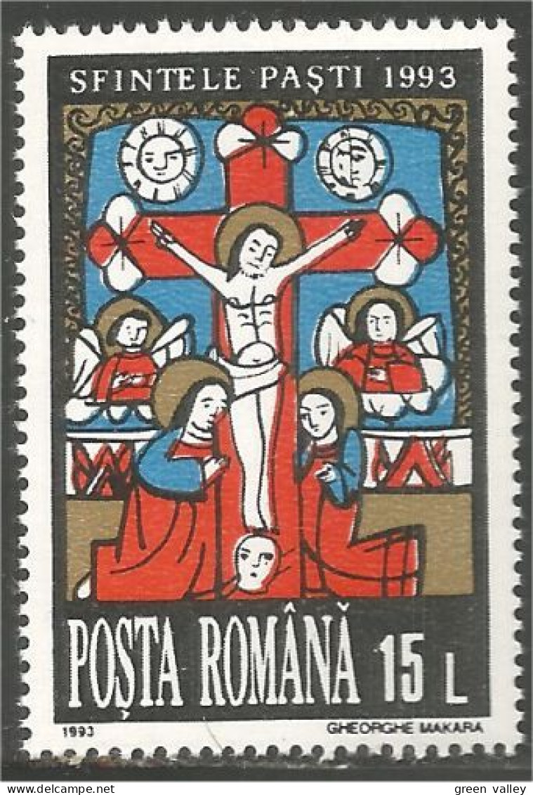 766 Roumanie Easter Paques 1993 MNH ** Neuf SC (ROU-324) - Unused Stamps