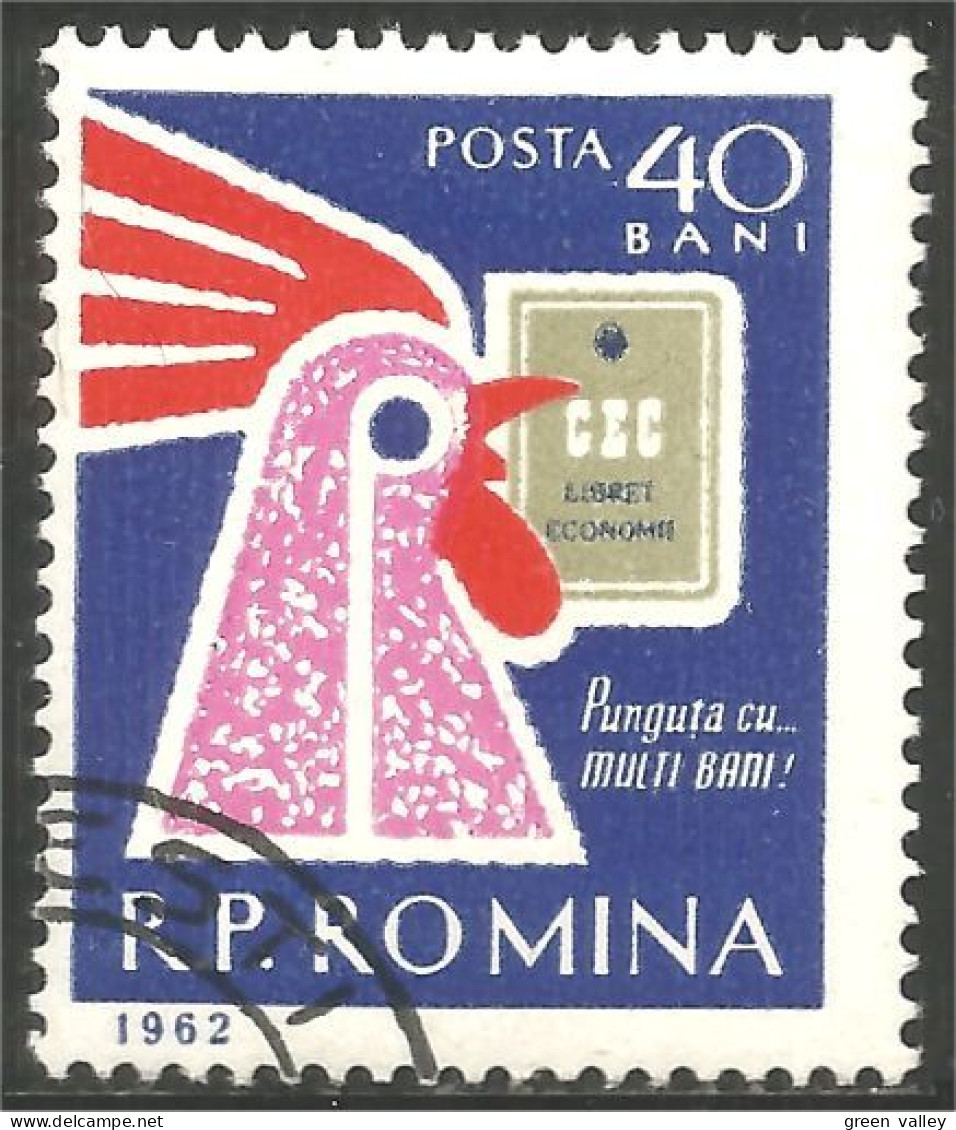 766 Roumanie Coq Rooster Hahn Haan Gallo Poule Hen Huhn (ROU-298) - Gallináceos & Faisanes