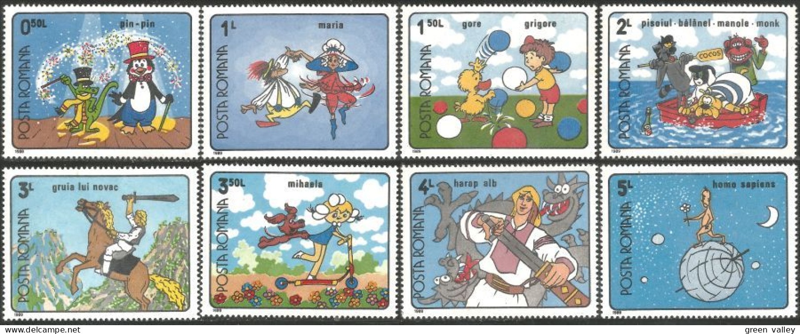 766 Roumanie Cartoons Bandes Dessinées MNH ** Neuf SC (ROU-254) - Autres & Non Classés