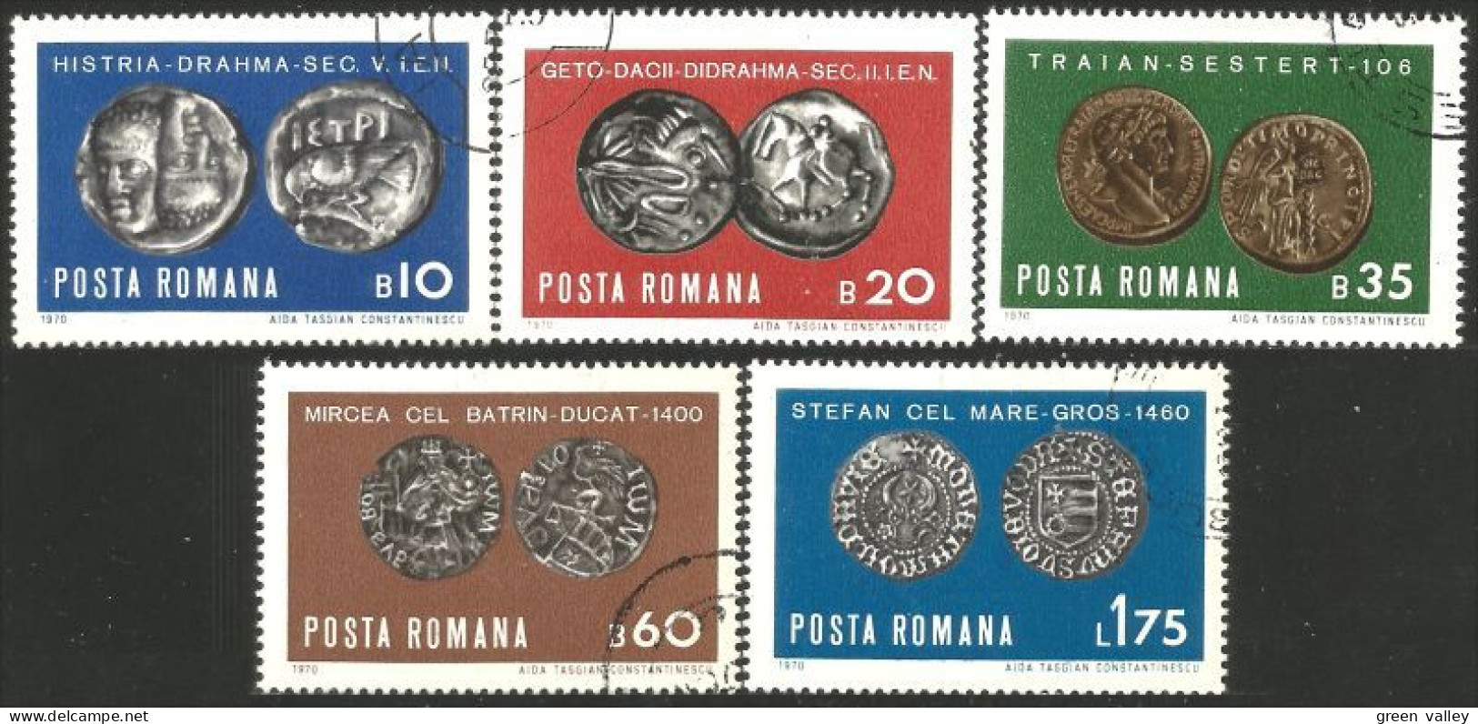 766 Roumanie Antique Coins Monnaies Anciennes (ROU-200) - Monnaies