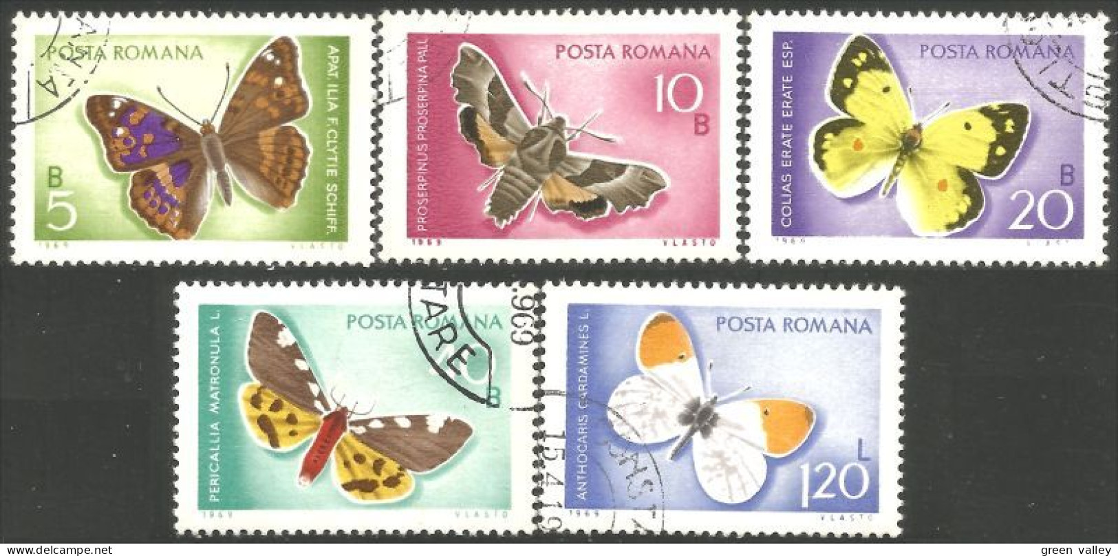 766 Roumanie Papillons Butterflies Schmetterlinge Farfala Mariposas (ROU-197) - Papillons