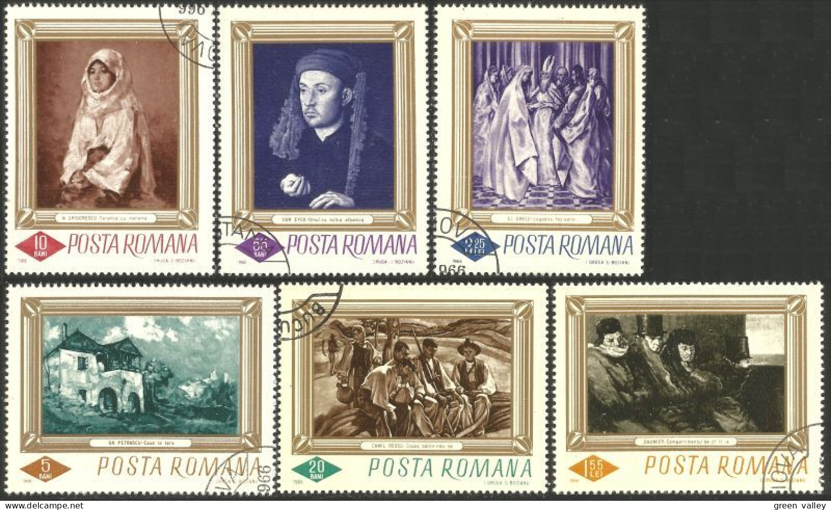 766 Roumanie Tableaux Paintings (ROU-195) - Autres & Non Classés